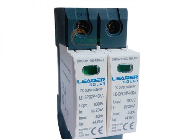 Thiết bị chống sét lan truyền cho điện năng lượng mặt trời