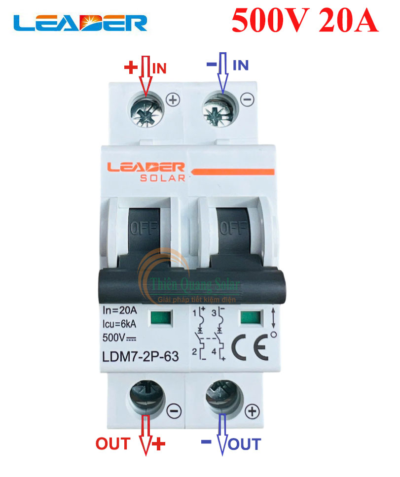 CB DC chuyên dụng cho điện năng lượng mặt trời