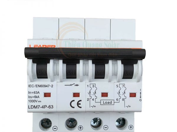 CB DC 1000V DC chuyên dụng cho điện năng lượng mặt trời