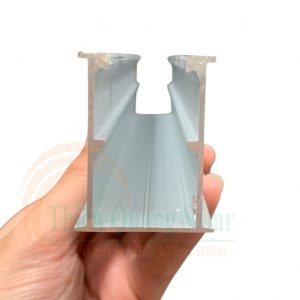 Thanh mini rail nhôm lắp đặt tấm pin mặt trời