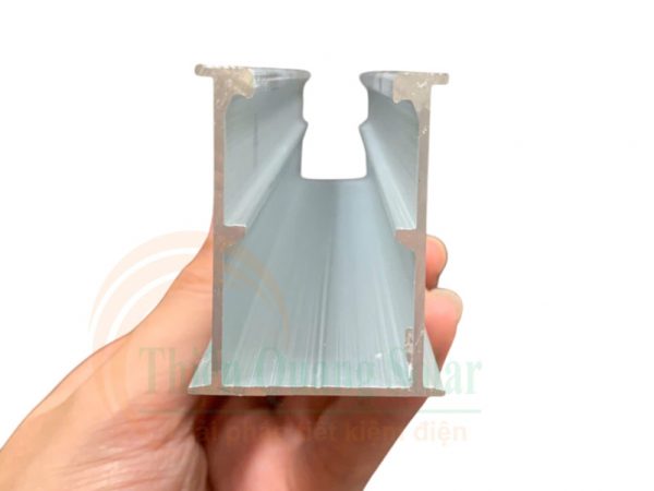 Thanh mini rail nhôm lắp đặt tấm pin mặt trời