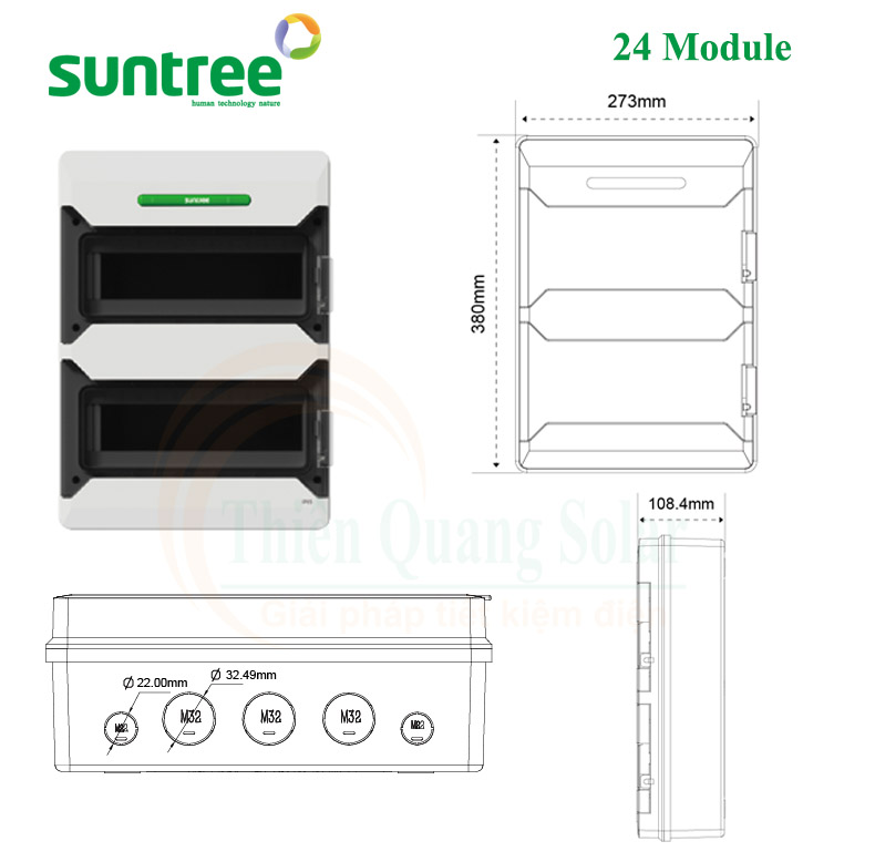 Tủ điện Suntree 24 way (PMH24PN)