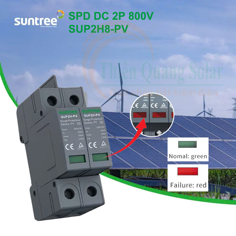 Chống sét Suntree 800V DC SUP2H8-PV