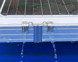 Kẹp thoát nước mưa tấm pin năng lượng mặt trời