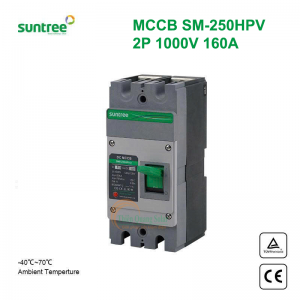 MCCB DC Suntree SM8-250HPV 2P 1200VDC 160A