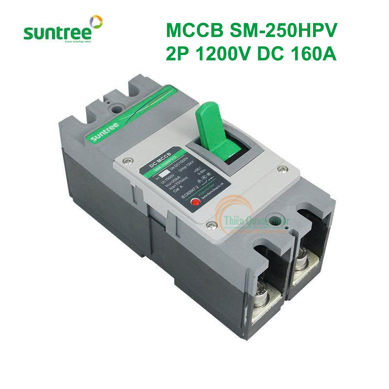 MCCB DC Suntree SM8-250HPV 2P 1200VDC 160A