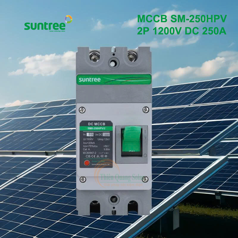 MCCB DC Suntree SM8-250HPV 2P 1200VDC 250A