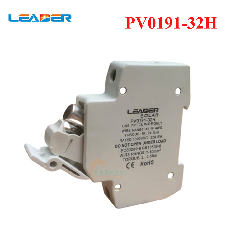 So sánh ưu nhược điểm giữa việc dùng cầu chì 1000V DC và Aptomat DC (Aptomat tép/MCCB DC) để bảo vệ chuỗi pin
