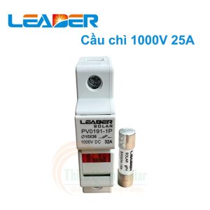 Cầu chì 1000V DC 25A hãng Leader