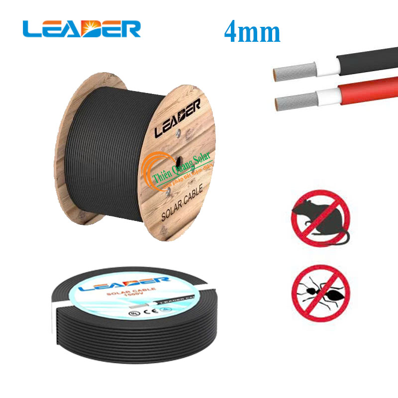 Dây cáp DC 4mm2 hãng LEADER