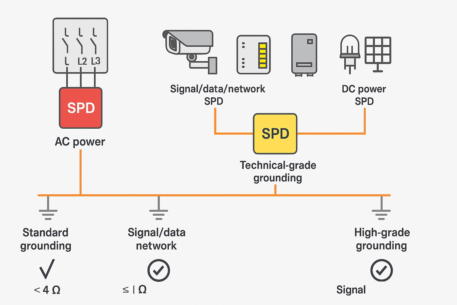 Hướng dẫn chọn Chống sét lan truyền SPD DC 1000V cho hệ thống điện mặt trời.